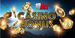 10bet casino xoş bir bonus təqdim edir?