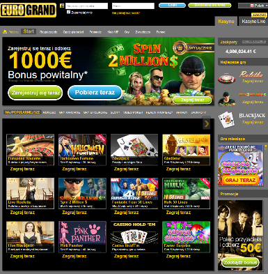 eurogrand casino review slos
