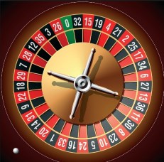 What is a roulette wheel?